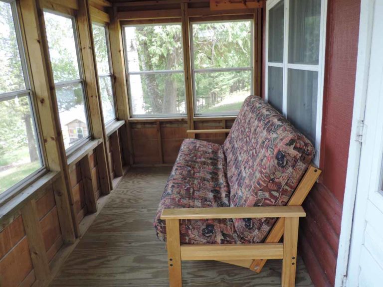 Cabin 2 3 season porch