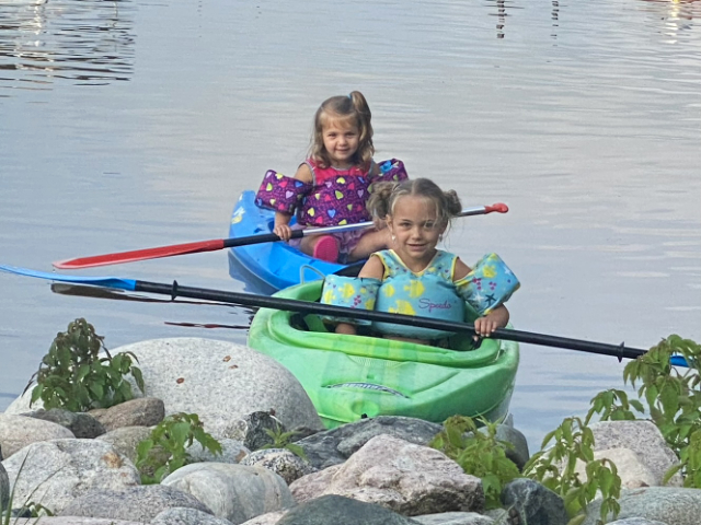 Kayaking kids