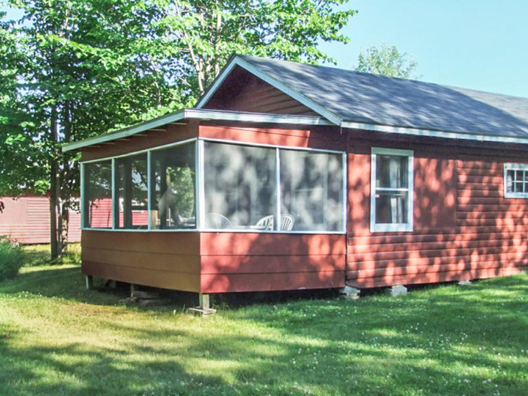 Cabin 8 screened porch